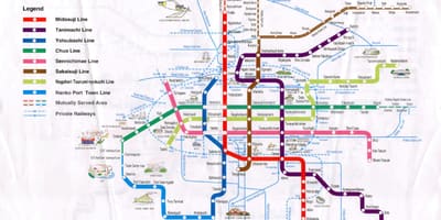 Карта метро Хіросіма 